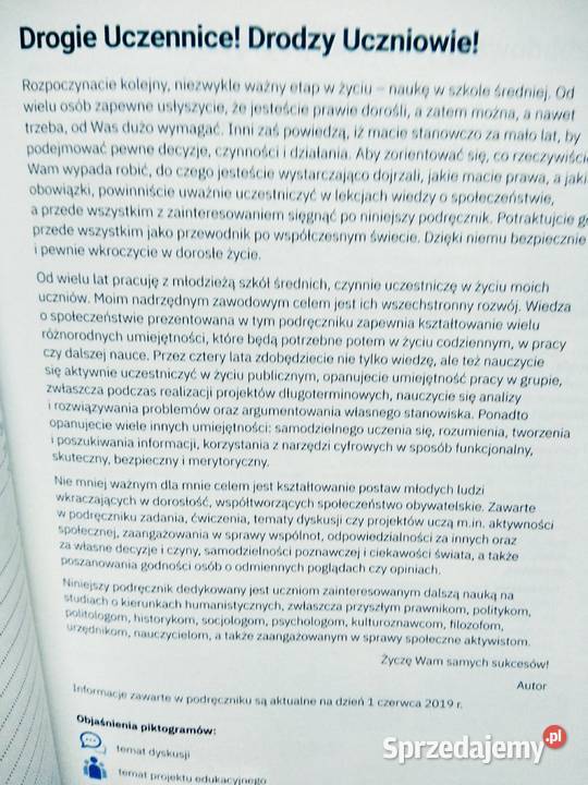Wiedza o społeczeństwie wos rozszerzenie mazowieckie
