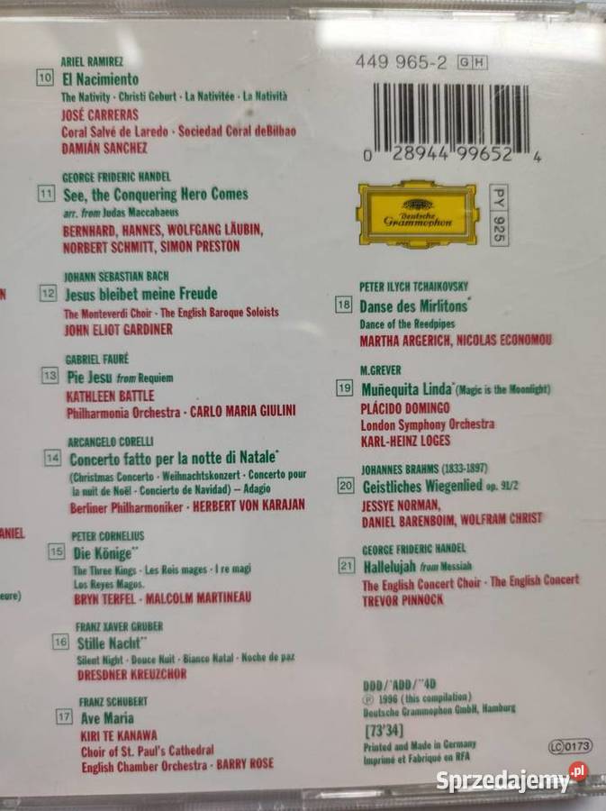the classic christmas album 1996 unikalna płyta CD Kielce sprzedam