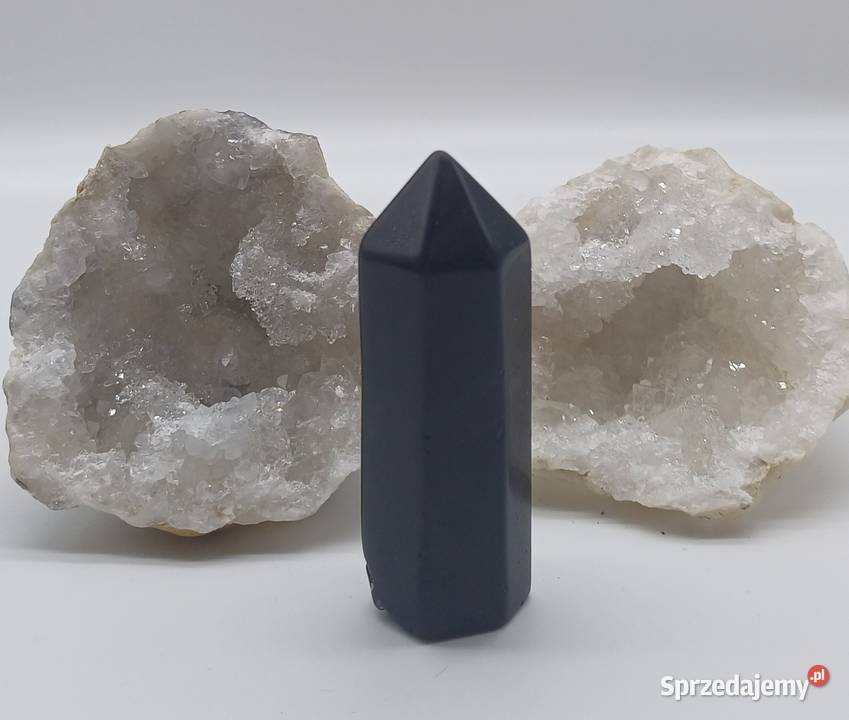 Unikat kolekcjonerski naturalny czarny kwarc Olsztyn