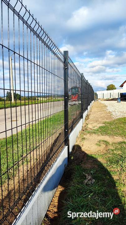 Ogrodzenie panelowe 3D 2D Panel 123 Podmurówka Tczew