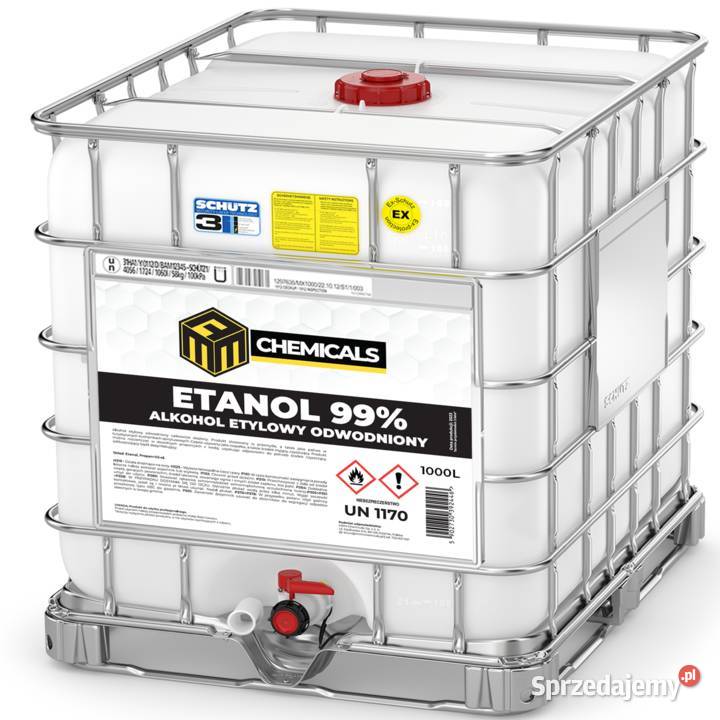 ALKOHOL ETYLOWY ODWODNIONY ETANOL 99 do Gdańsk