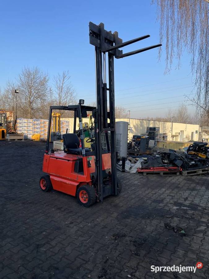 Linde E16P elektryczny maszt z wolnym skokiem Katowice