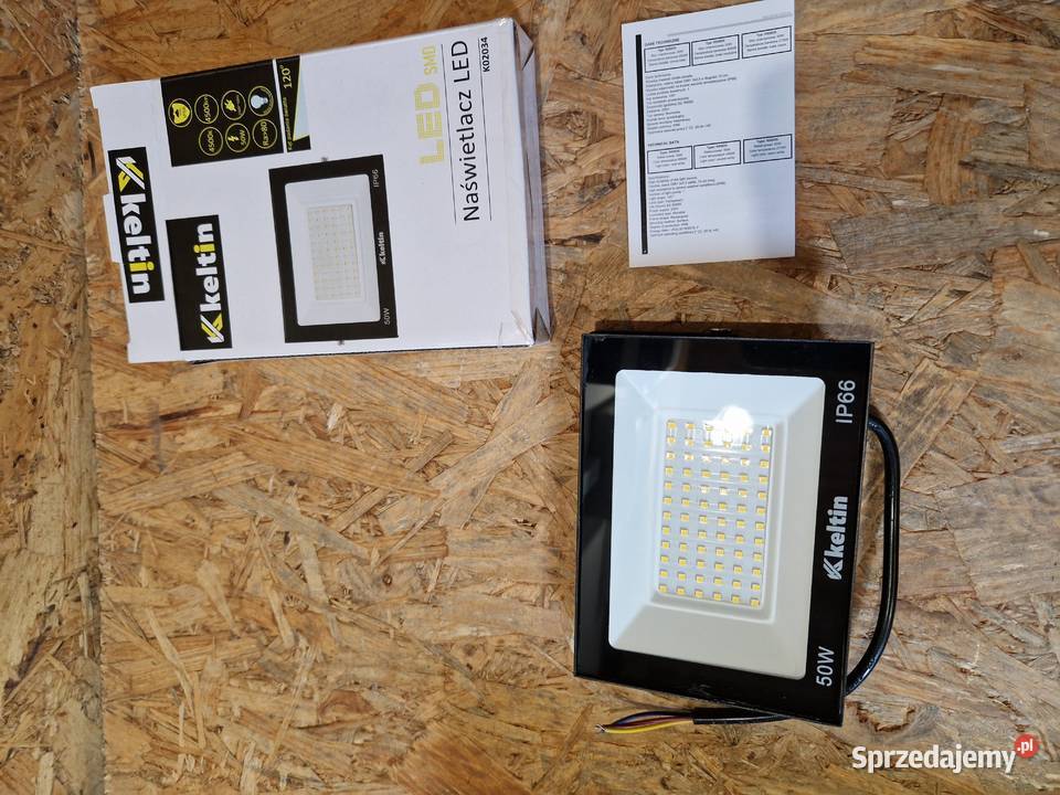 Naświetlacz LED 50W barwa biała neutralna 4500K Taśmy LED wielkopolskie