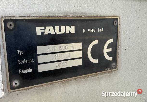 Dźwig terenowoszosowy Faun ATF65G4 udźwig 65 t 7100h Kraków