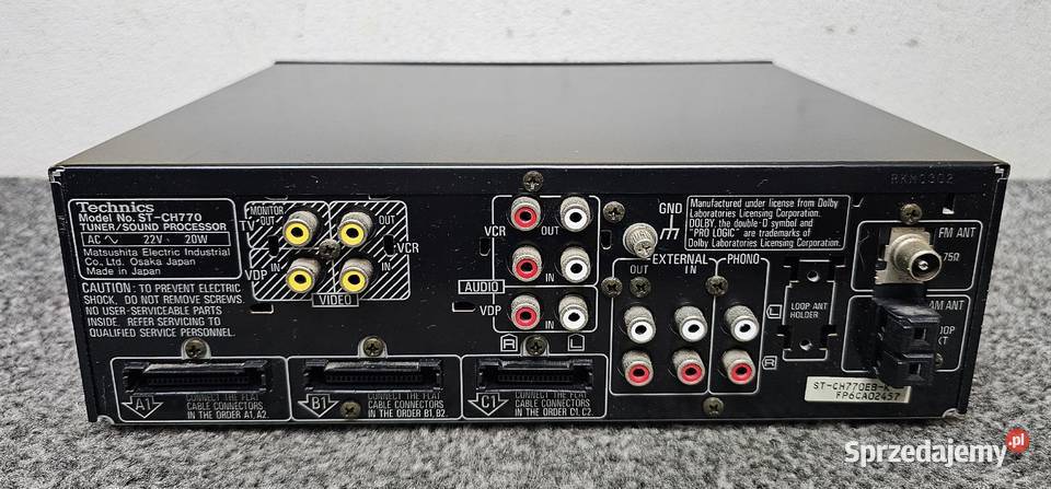 Tuner sound processor TECHNICS STCH770 Kraków sprzedam