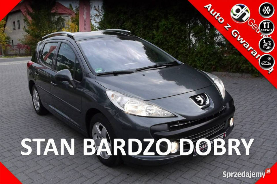 Peugeot 207 SW SW 14b Panorama dach Stan b bez ASR (kontrola trakcji) Częstochowa sprzedam