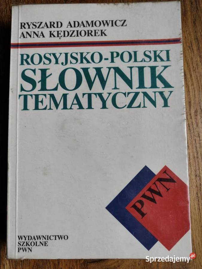 Rosyjsko Polski słownik tematyczny R Adamowicz A sprzedam