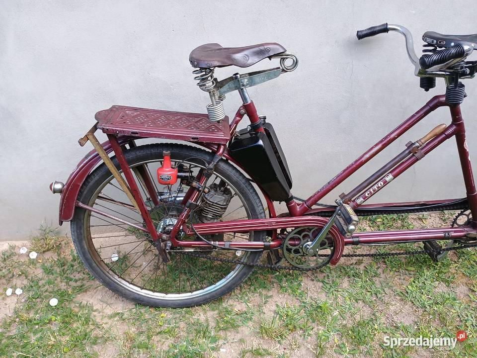 Rower Cito 1936r z silnikiem Maw zabytkowy Kurzętnik
