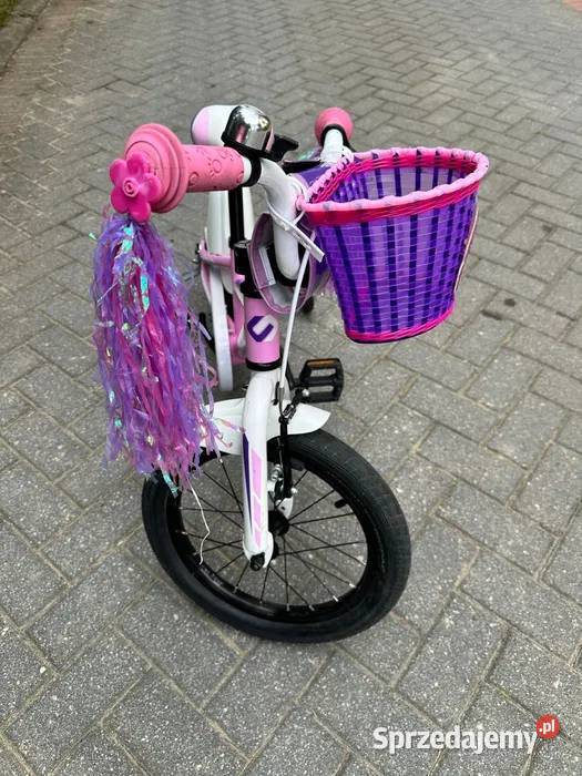 Rower dziecięcy dziewczynki UNIBIKE 14 mało Janów