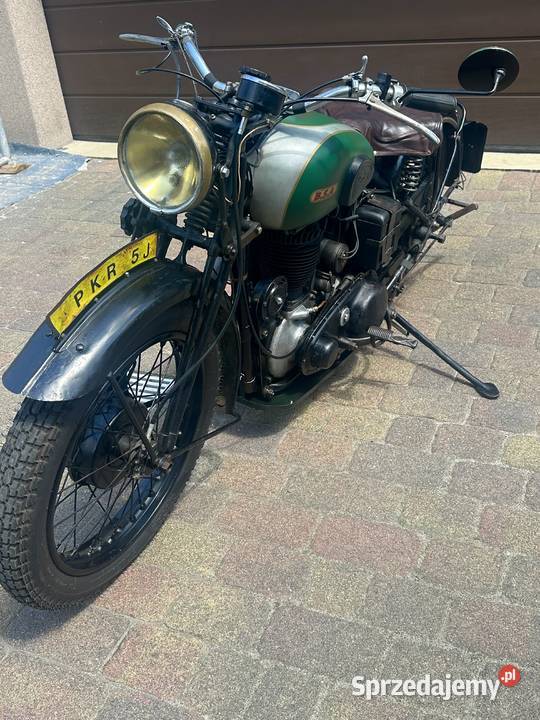 BSA M20 1945 Zabytek Biała karta dodatki Krotoszyn