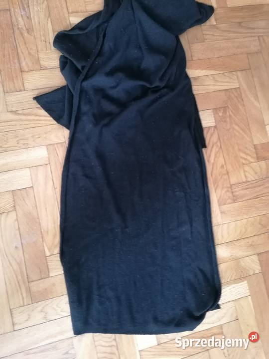 Szalik czarny firma Cashmere pomorskie Gdańsk