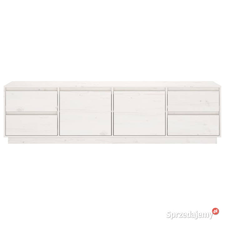 Szafka pod telewizor biała 176x37x475 lite