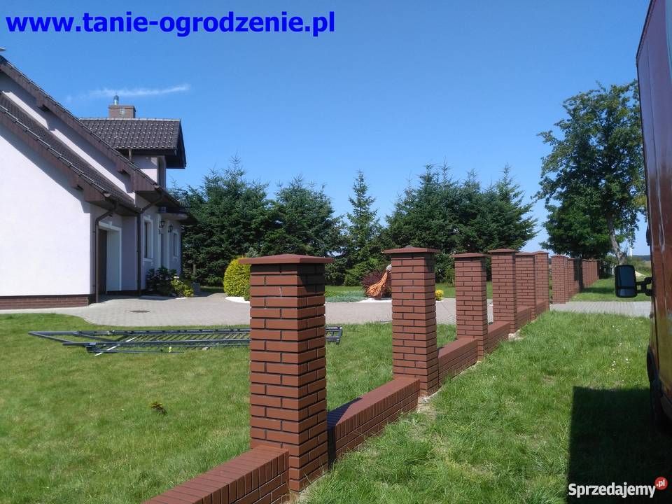 Ala klinkier słupki murki ogrodzenia imitacja wielkopolskie Kalisz