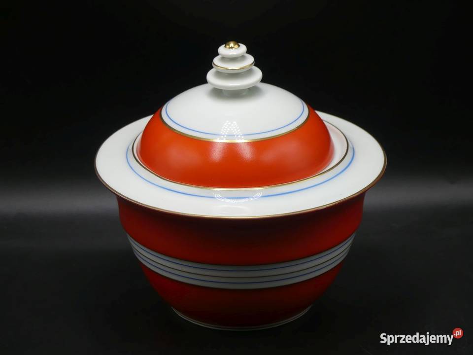 Zjawiskowa bomboniera art deco Carl Tielsch Poznań