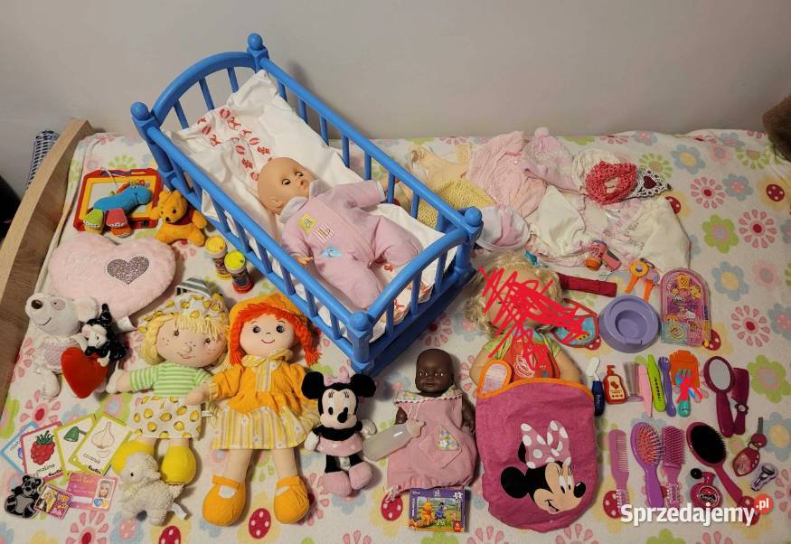 Kołyska pościel lalki maskotki zestaw Minnie Bydgoszcz