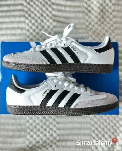 Adidas originals SAMBA OG Cloud White Core Black skóra ekologiczna Warszawa sprzedam