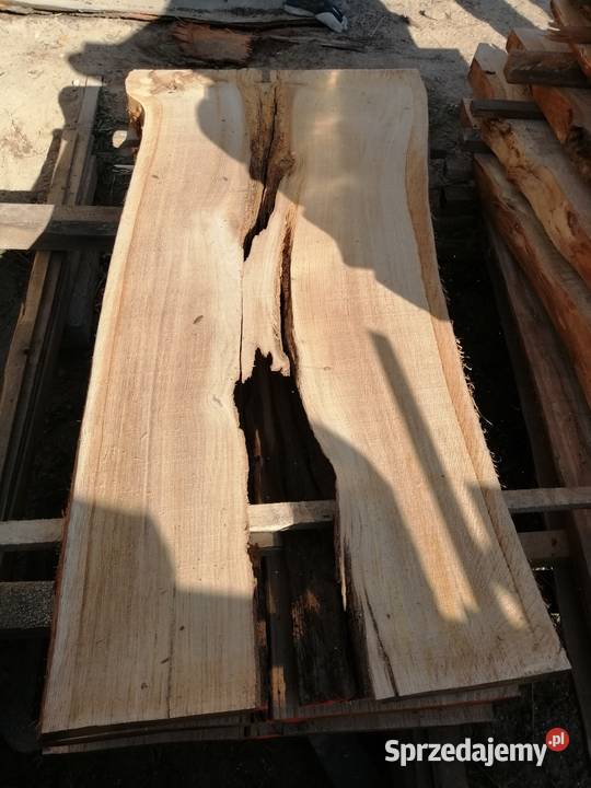 Bale blat deska stół loft żywicą foszty dąb