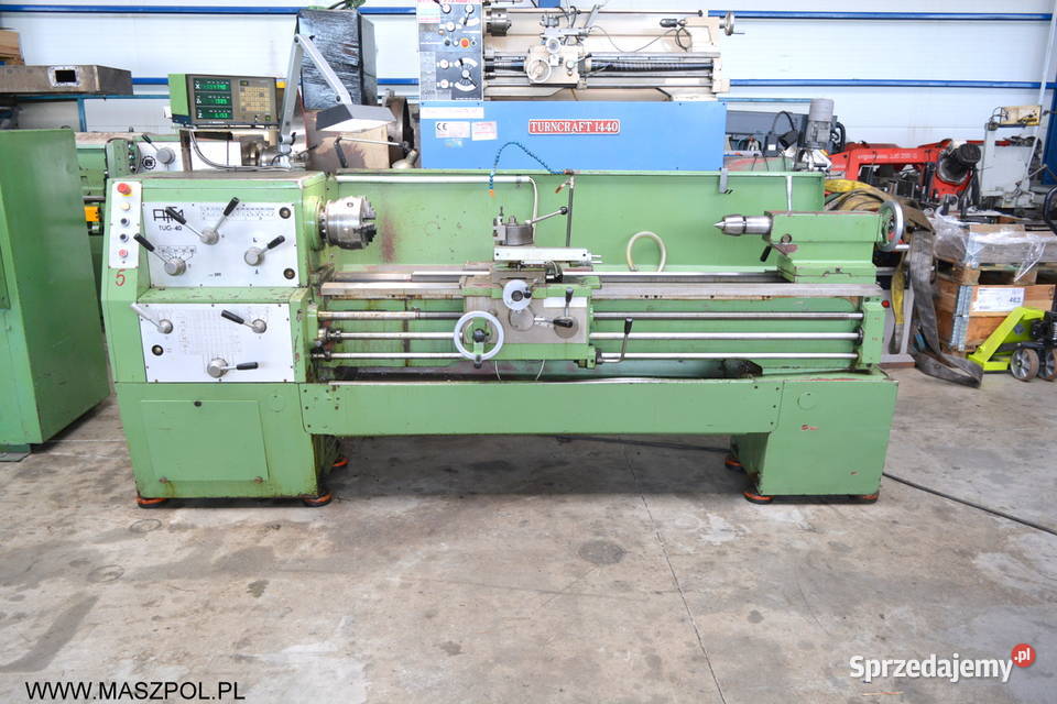 Tokarka TUG 40 x 1500 AFM ANDRYCHÓW z ODCZYTAMI Produkcja Głowno