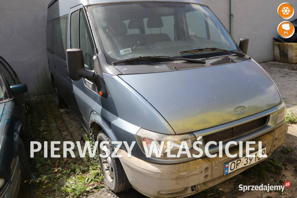 Ford Transit krajowy 1właściciel 9osobowy klima 1998cm3 Opole