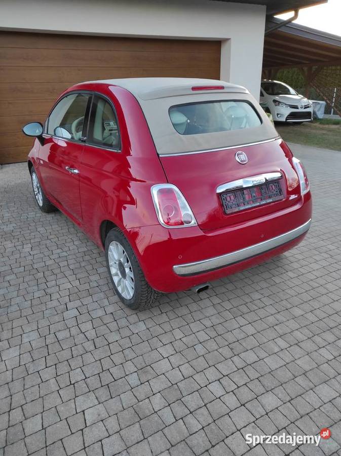 Sprzedam fiata 500C bezwypadkowy niski przebieg Tuchów