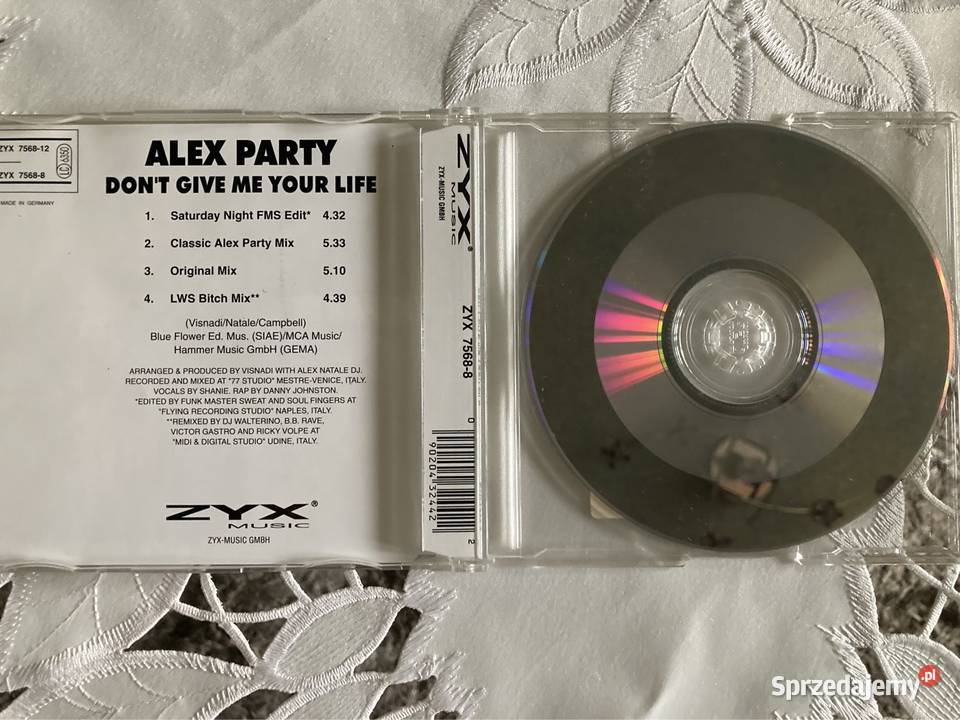 Płyta CD Single Alex Party Dont Give Me Your Czerwionka-Leszczyny
