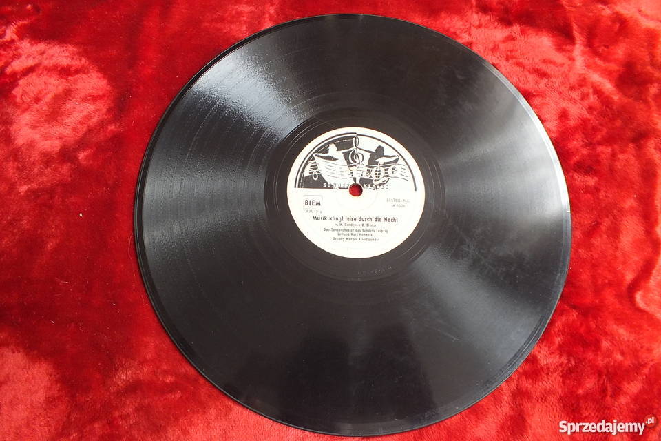 Płyta winylowa szelakowa niemiecka gruba ciężka lubuskie Żary