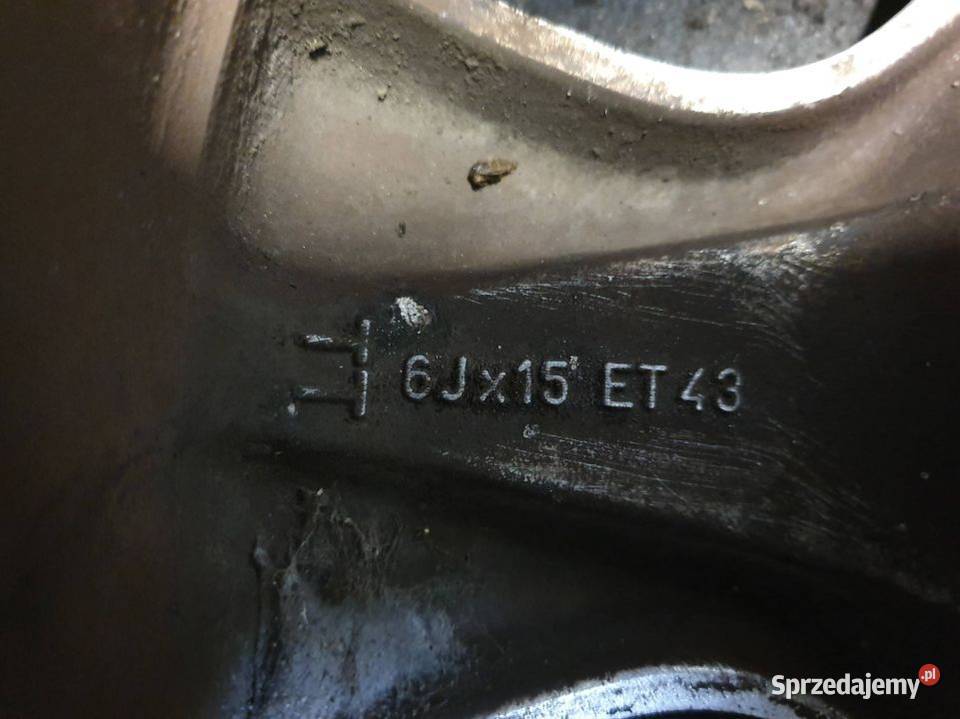 FELGA ALUMINIOWA 15 OPEL ZAFIRA A 6JX15 ET43 Lipno