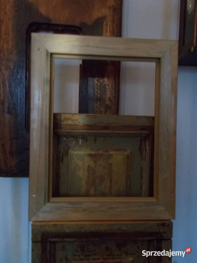 Piękna Złocona RamaDrewnoBogate Zdobienia