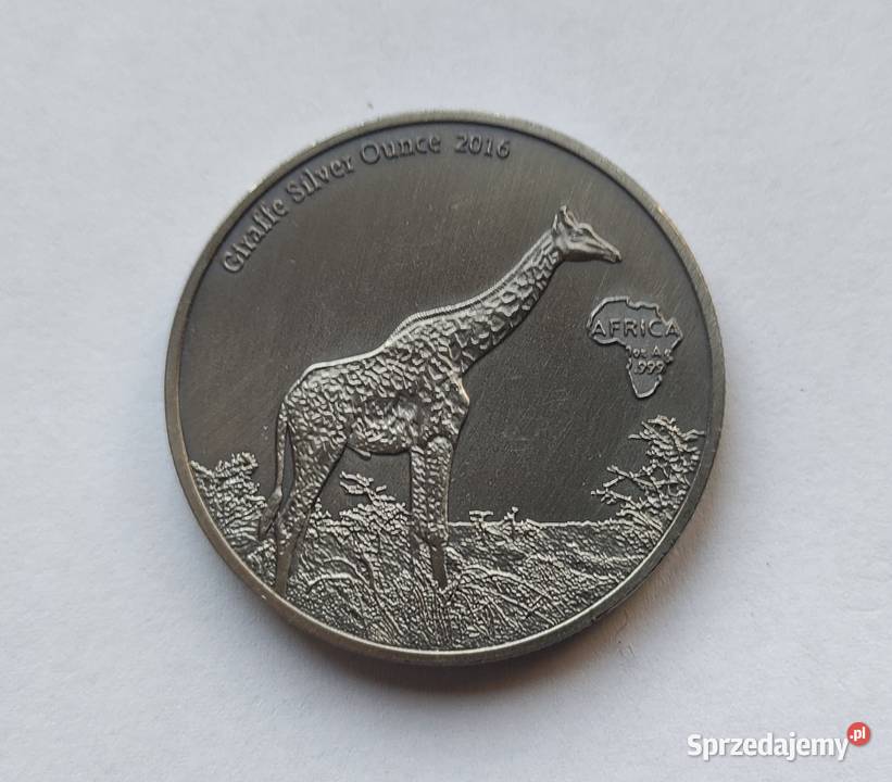 Moneta REP GABONAISE 1000 CFA 2016 ŻYRAFA Pruszków