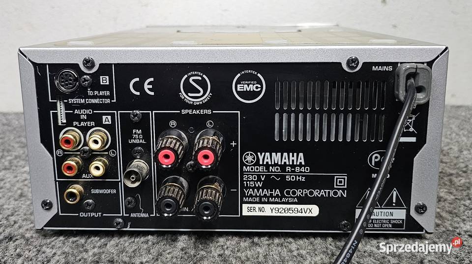 Yamaha PianoCraft R840 MCR840 SILVER małopolskie