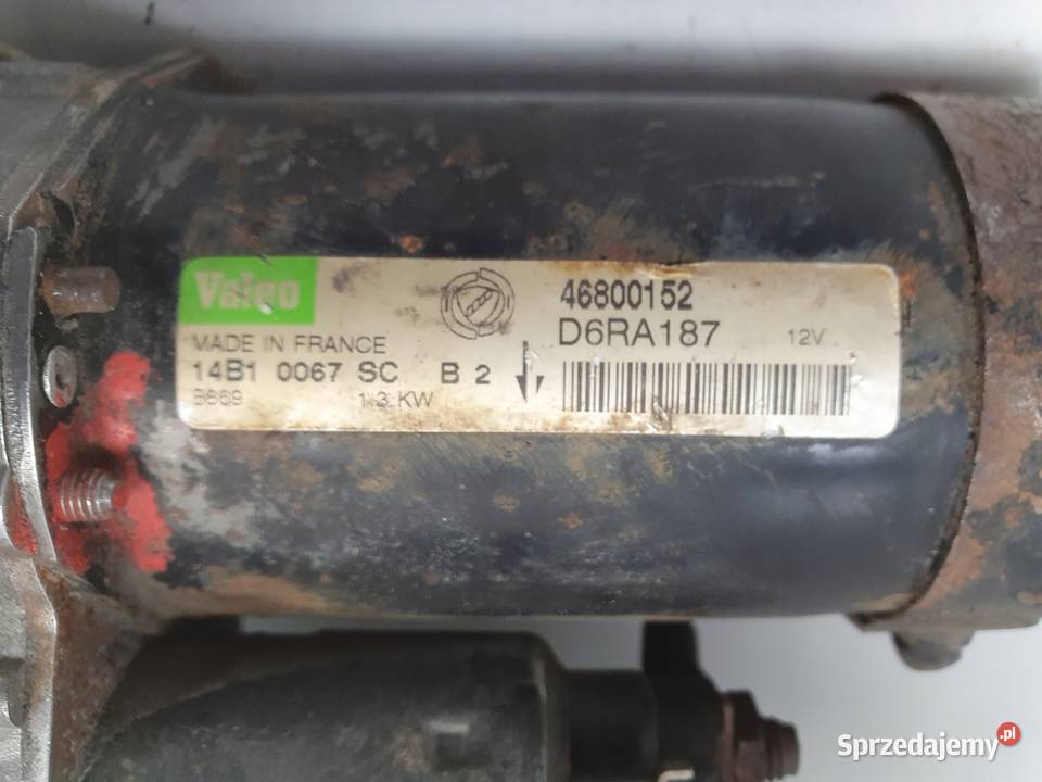 ROZRUSZNIK Fiat Bravo I 16 16V ROZRUSZNIK valeo osobowe Chełm