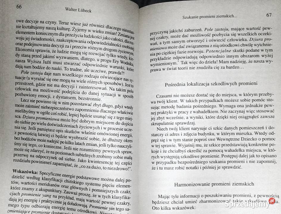 Wahadełko Podręcznik uzdrawiania Walter Lubeck Pozostałe Chełm