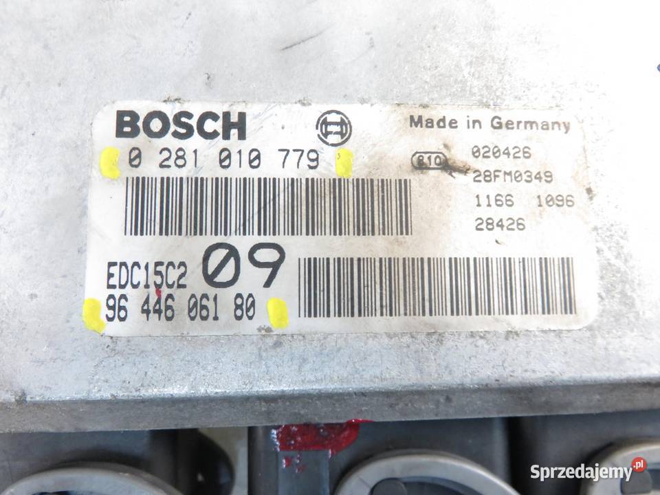 STEROWNIK PEUGEOT 307 20 HDi 9644606180 małopolskie