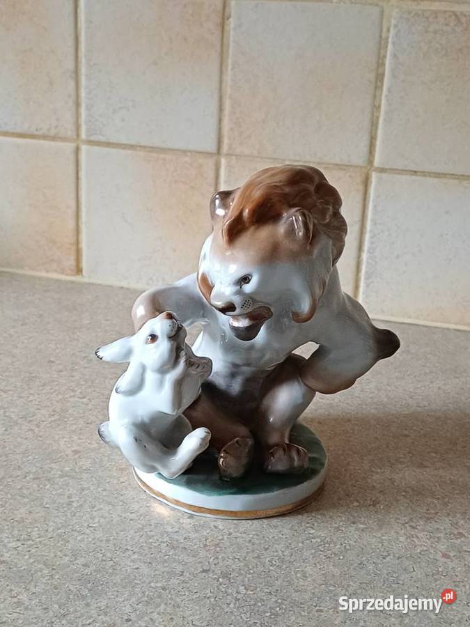vintage figurka Łomonosow Porcelana i szkło Nowy Targ