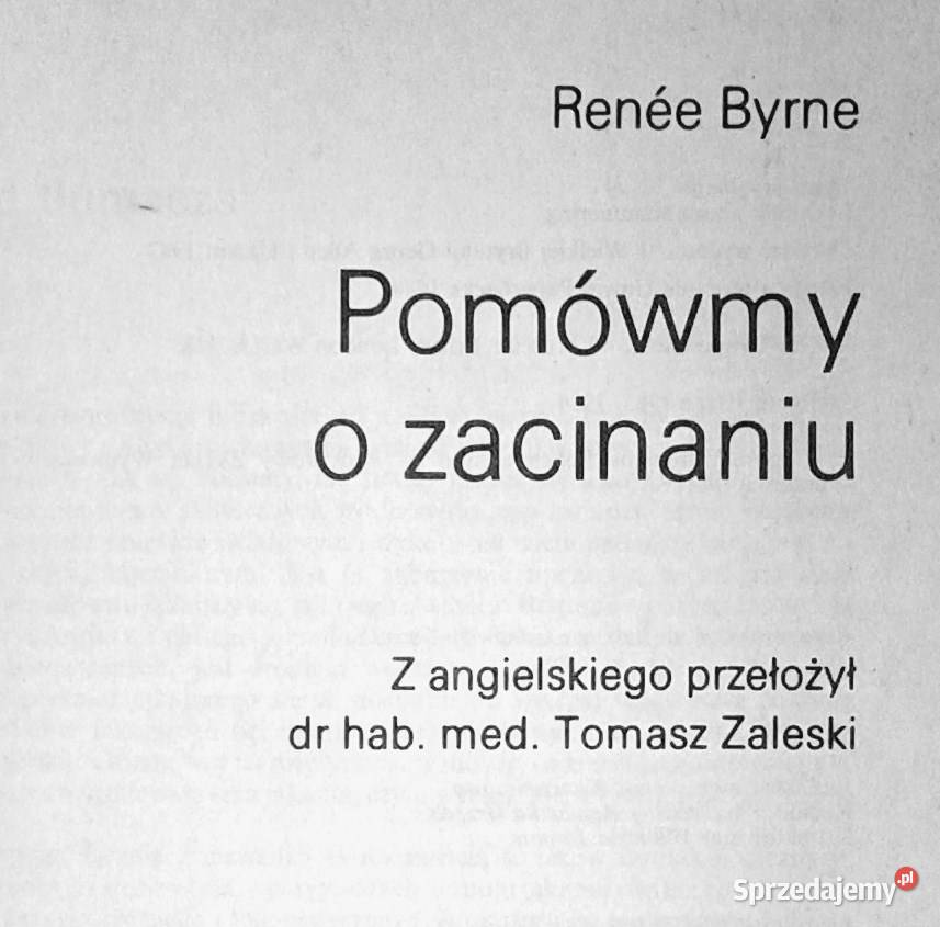 Pomówmy o zacinaniu Renee Byrne Chełm sprzedam