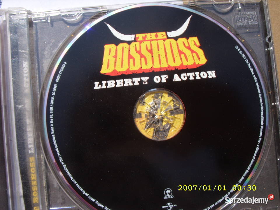 Rock CDTHE BOSSHOSSLIBERTY OF ACTION Wołów