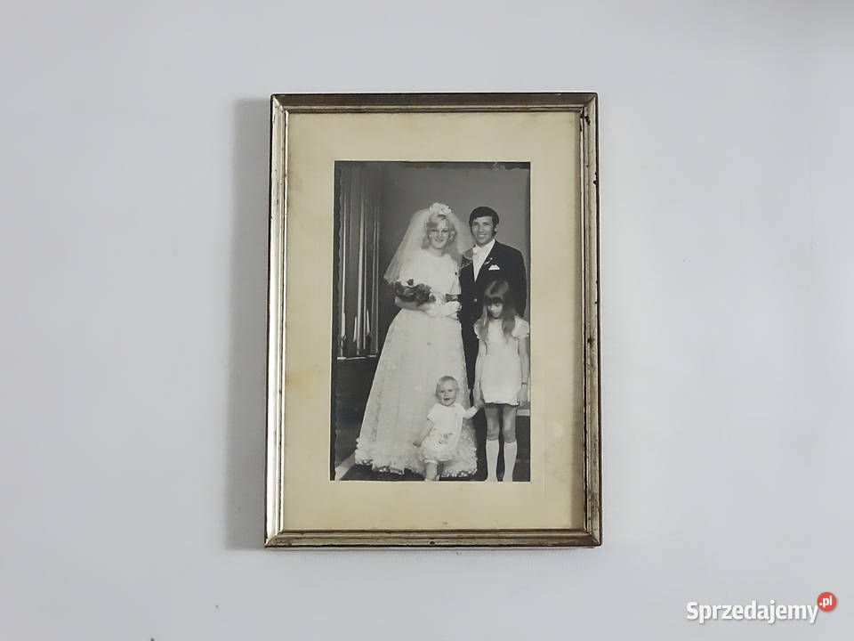 Stylowa Ramka Vintage Metalowa z Duszą 13x18 Biłgoraj