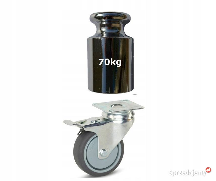 Koło Koła Obrotowe z Hamulcem 4 75mm 280 Guma