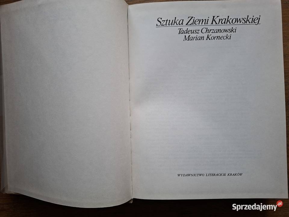 Sztuka Ziemi Krakowskiej T Chrzanowski M Kraków