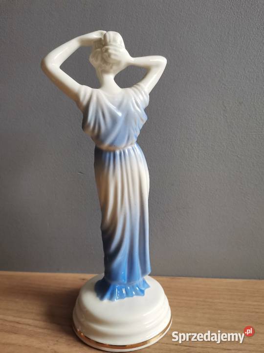 Stara figurka Rzymianka porcelana Jan Jezela Siemianowice Śląskie