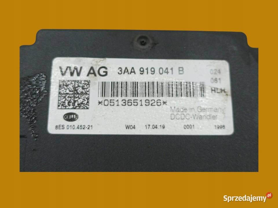 MODUŁ DCDC NAPIĘCIA 3AA919041B Skoda Citigo I