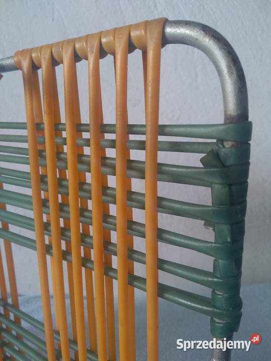 Stołek Taboret projektu W Wołkowski metal Warszawa