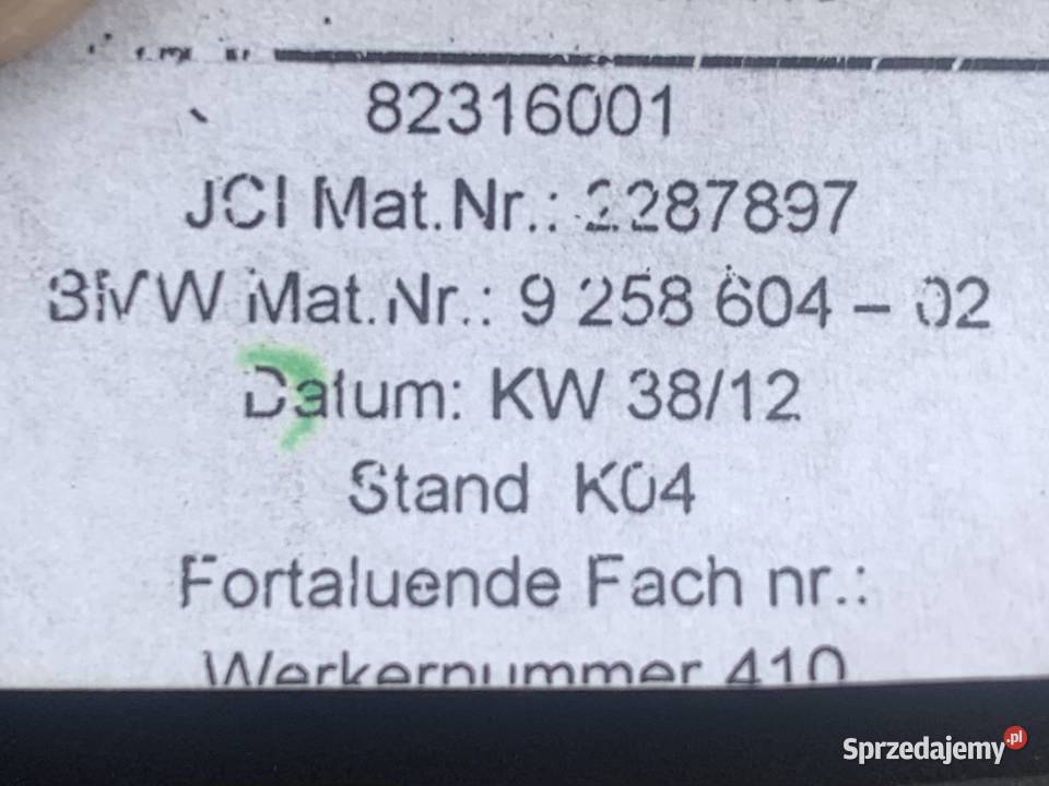 9258604 ramka konsoli środkowej bmw x1 e84 lift Rok produkcji 2012 zachodniopomorskie Szczecin