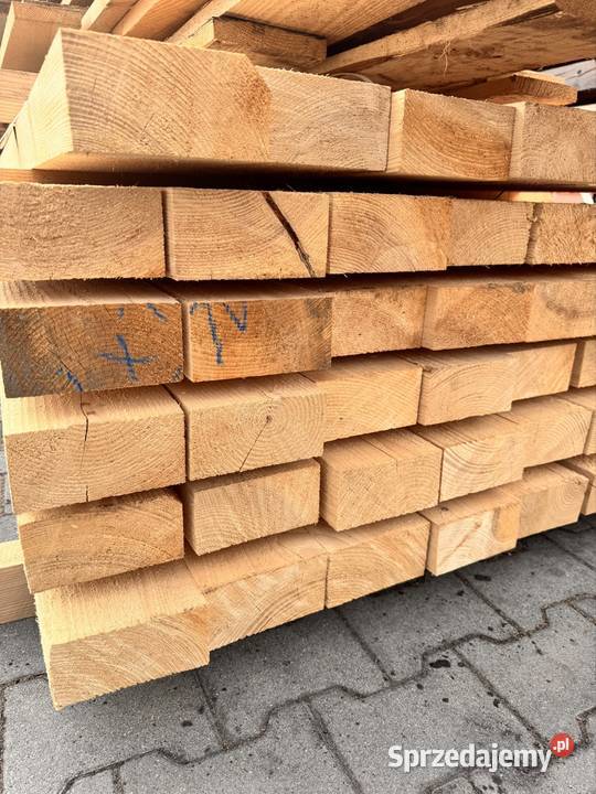 kantówka drewniana sosna świerk 60 x 120 mm Budowa Oleśnica