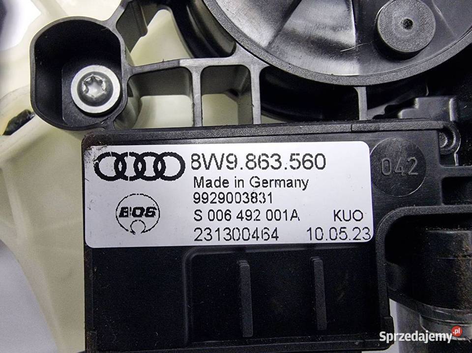 MECHANIZM ROLETY AUDI A4 B9 QUATTRO 8W9863560 Lipno sprzedam