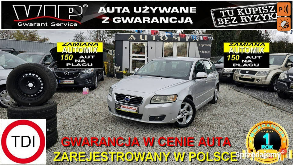 Volvo V50 Hak Super stan GWARANCJA w Zamiana II czujnik parkowania Świdnica sprzedam