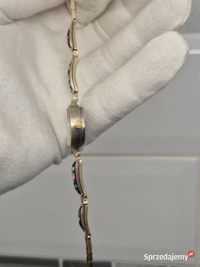 Piękny zegarek damski Czajka ceramika śląskie Chorzów