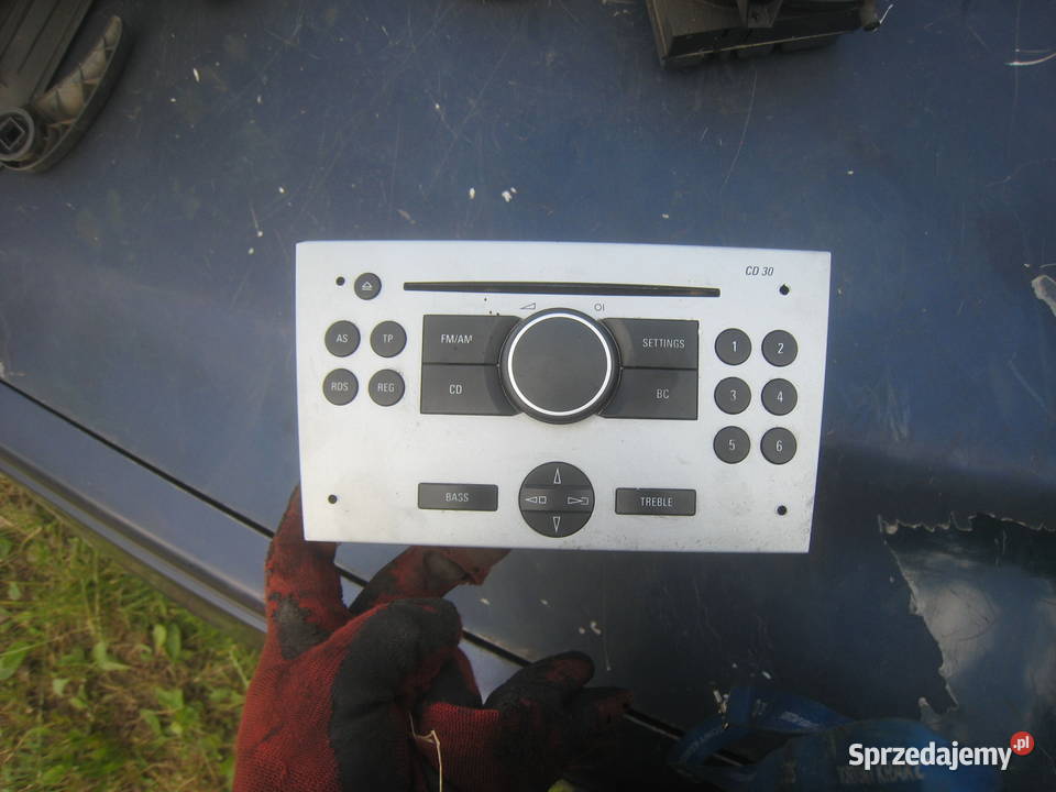Radio oryginalne Opel CD30 Blaupunkt srebrne Kraków