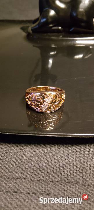 Pierścionek grawer 585RG rozmiar 8 Pierścionki