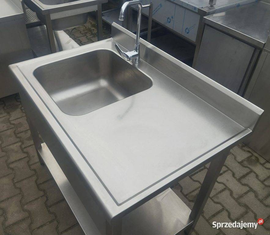 Zlew 1 Komorowy z Półką DORA METAL 1057085 S Nowe Skalmierzyce